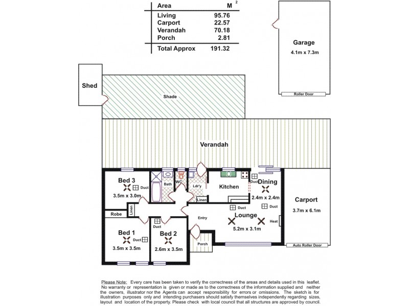 12 Saint Road, Smithfield Plains SA 5114 Floorplan