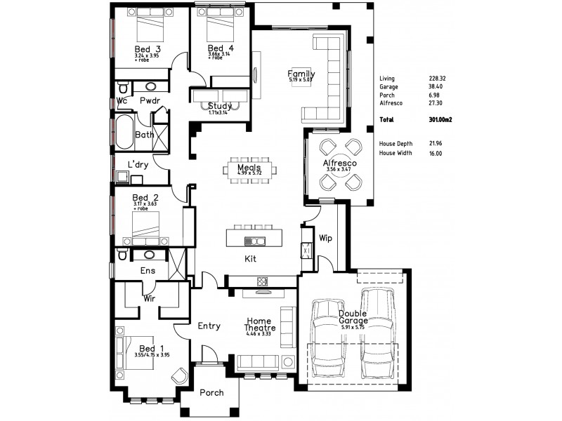 7 Hayfield Avenue, Blakeview SA 5114 Floorplan