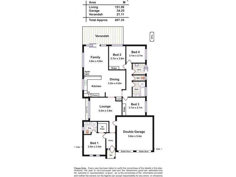 52 Strathaird Boulevard, Smithfield SA 5114 Floorplan