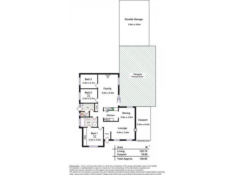 26 Grace Avenue, Andrews Farm SA 5114 Floorplan