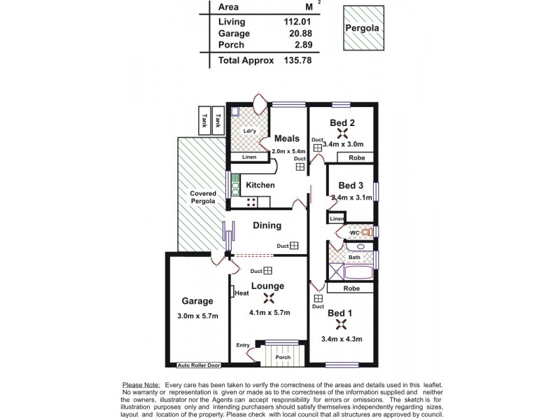 unit 5 36-38 Eighth Street, Gawler South SA 5118 Floorplan
