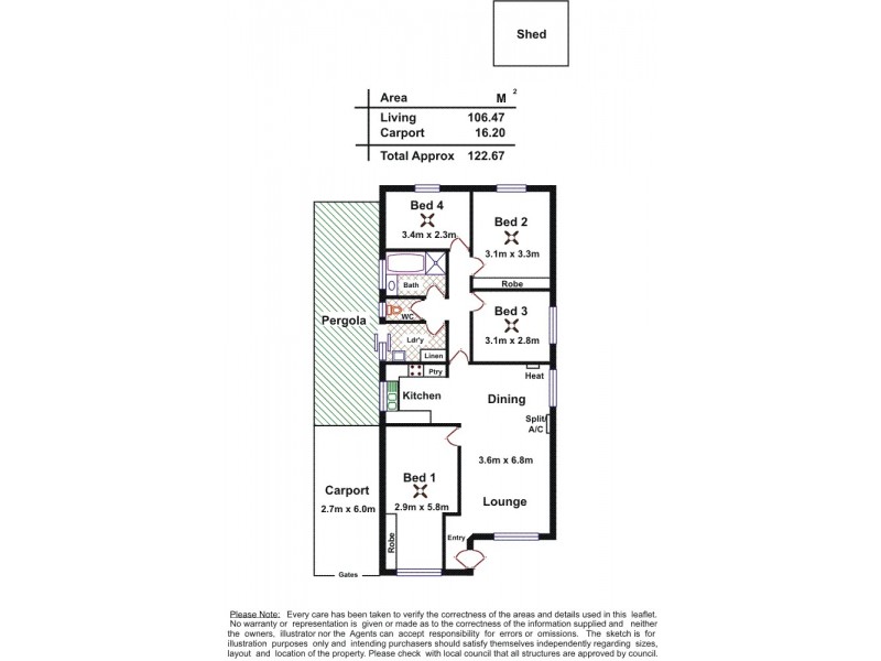4 Parkview Drive, Blakeview SA 5114 Floorplan