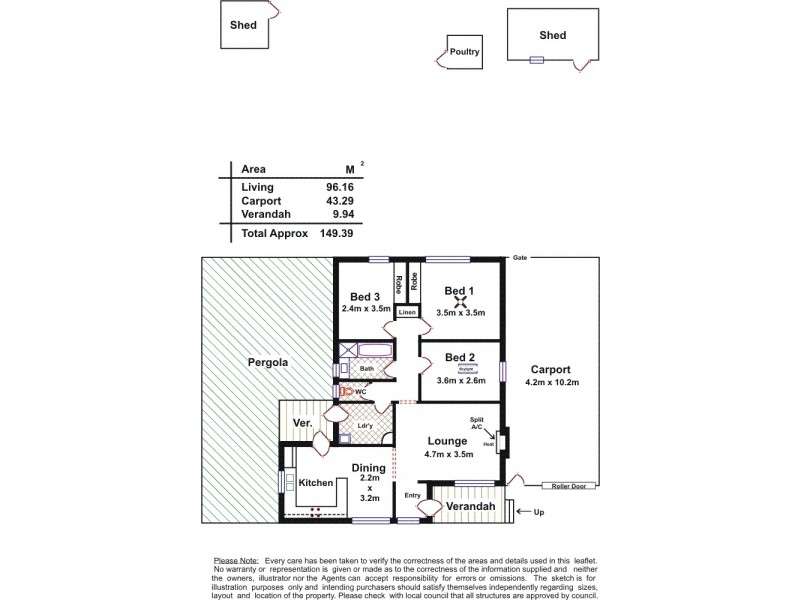 25 Hooper Road, Smithfield Plains SA 5114 Floorplan