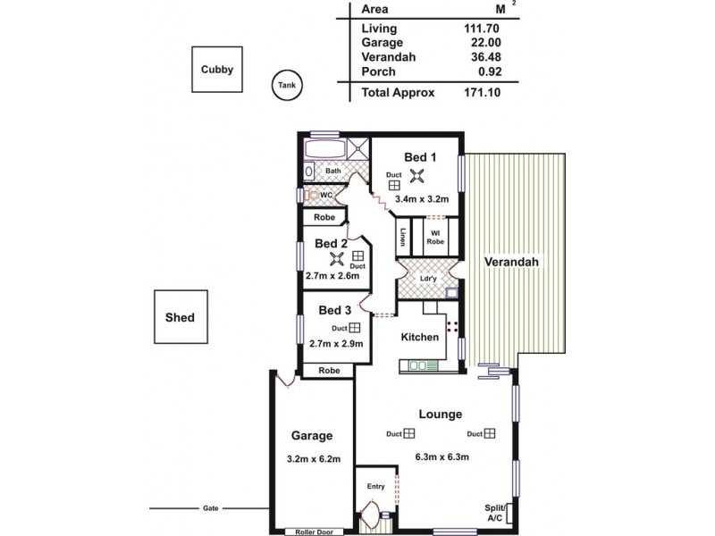 16 Moulds Crescent, Smithfield SA 5114 Floorplan