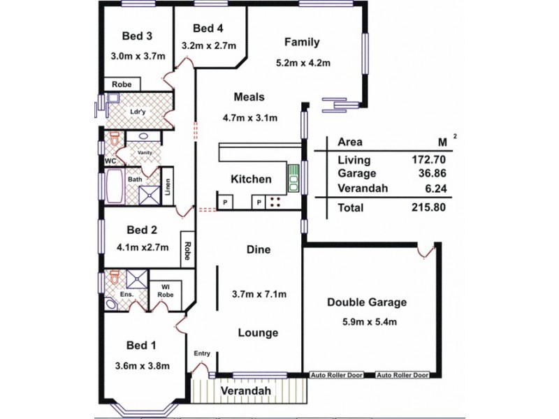 Hewett SA 5118 Floorplan