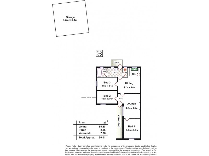95 Willison Road, Elizabeth South SA 5112 Floorplan