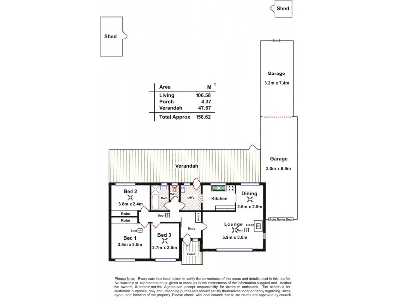 125 Coventry Road, Smithfield Plains SA 5114 Floorplan