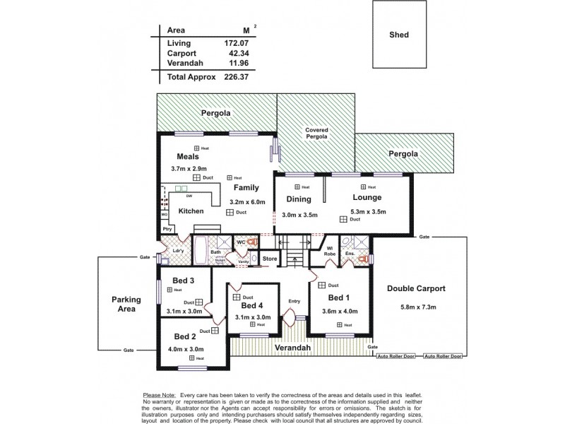 44 Historic Drive, Highbury SA 5089 Floorplan