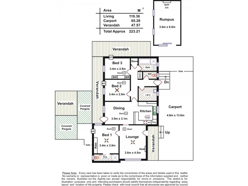 42 Fuller Crescent, Elizabeth East SA 5112 Floorplan