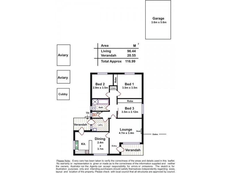 3 Winkle Street, Elizabeth Downs SA 5113 Floorplan