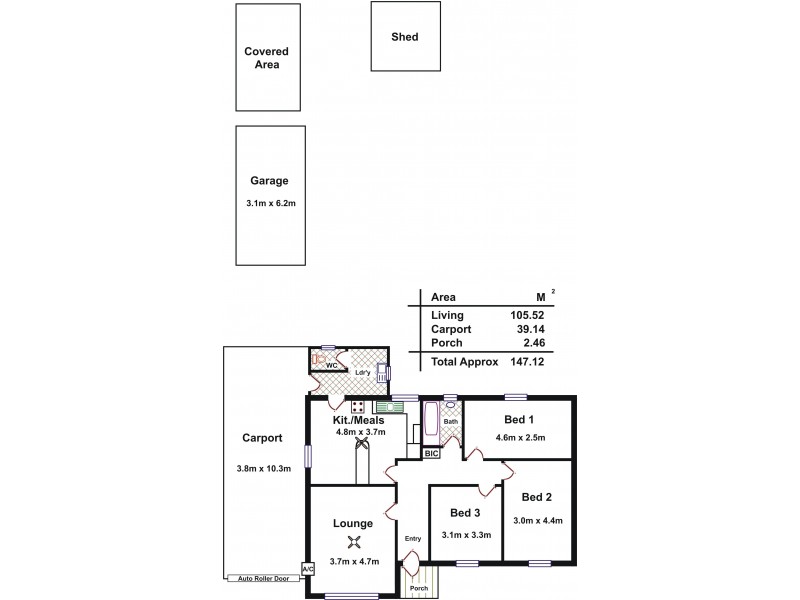55 Crittenden Road, Findon SA 5023 Floorplan