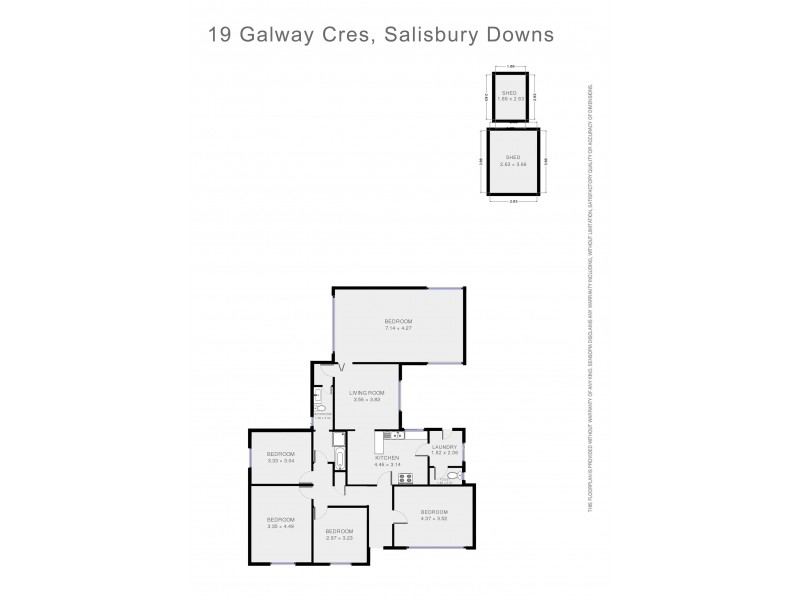19 Galway Crescent, Salisbury Downs SA 5108 Floorplan