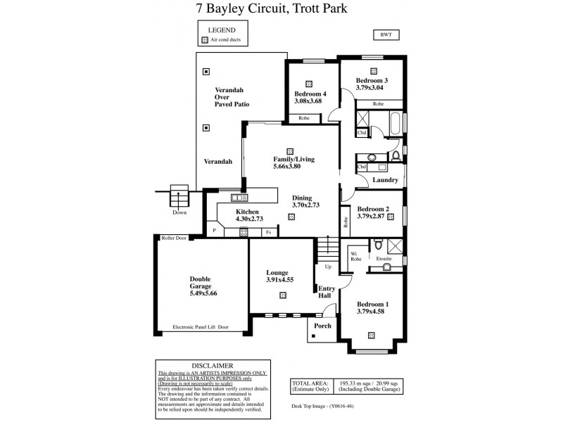 7 BAYLEY CIRCUIT, Trott Park SA 5158 Floorplan