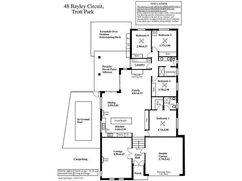 48 BAYLEY CIRCUIT, Trott Park SA 5158 Floorplan