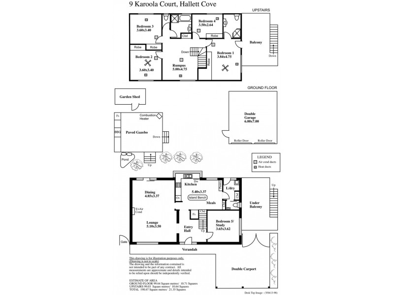 9 Karoola Court, Hallett Cove SA 5158 Floorplan