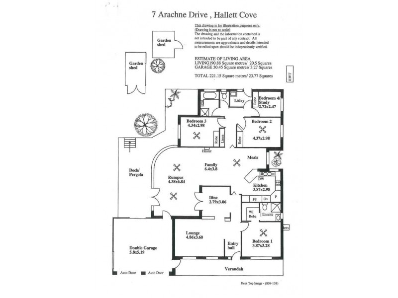 7 Arachne Drive, Hallett Cove SA 5158 Floorplan