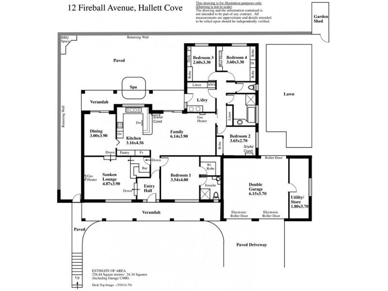12 Fireball Avenue, Hallett Cove SA 5158 Floorplan