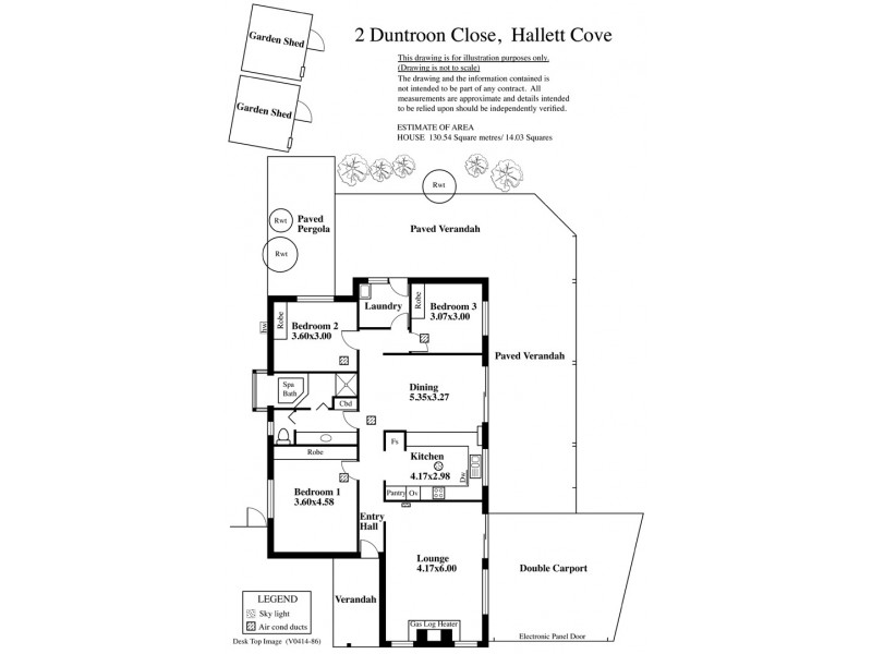 2 Duntroon Close, Hallett Cove SA 5158 Floorplan