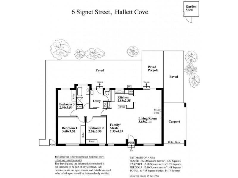 6 Signet Street, Hallett Cove SA 5158 Floorplan