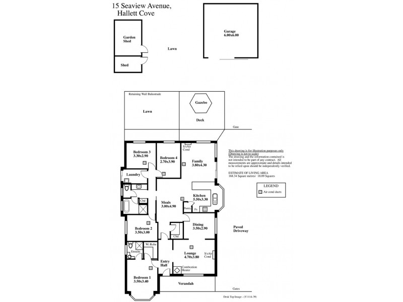 15 Seaview Avenue, Hallett Cove SA 5158 Floorplan