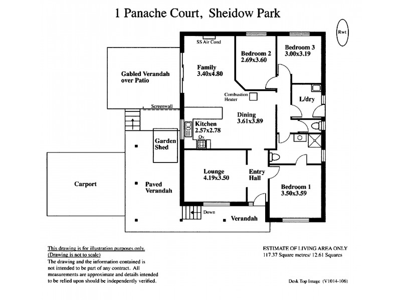 1 Panache Court, Sheidow Park SA 5158 Floorplan