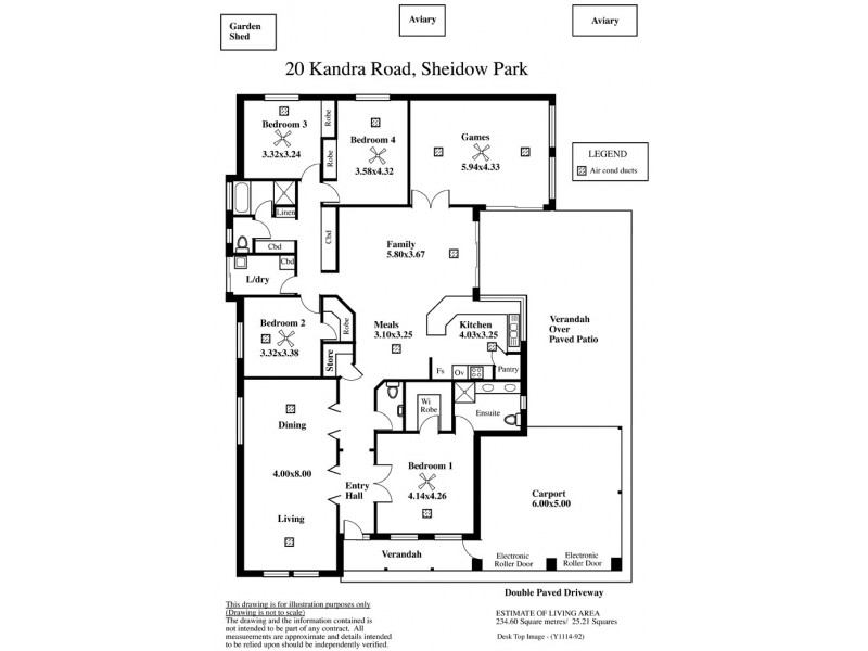 20 Kandra Road, Sheidow Park SA 5158 Floorplan