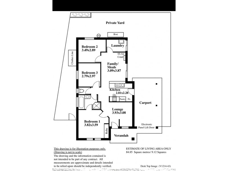 1/96 Bains Road, Morphett Vale SA 5162 Floorplan