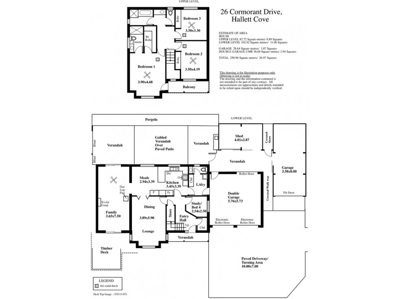 26 Cormorant Drive, Hallett Cove SA 5158 Floorplan