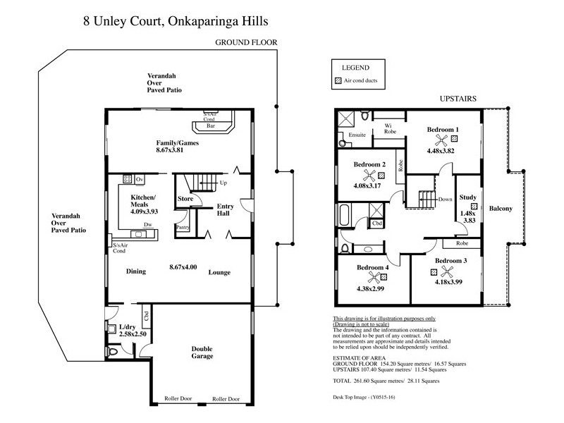 8 Unley Court, Onkaparinga Hills SA 5163 Floorplan