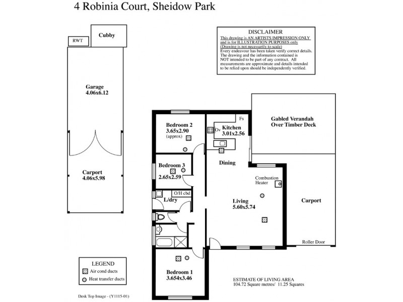 4 Robinia Court, Sheidow Park SA 5158 Floorplan