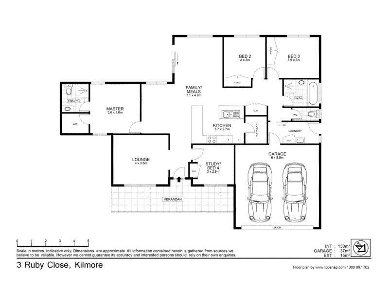 3 Ruby Close, Kilmore VIC 3764 Floorplan