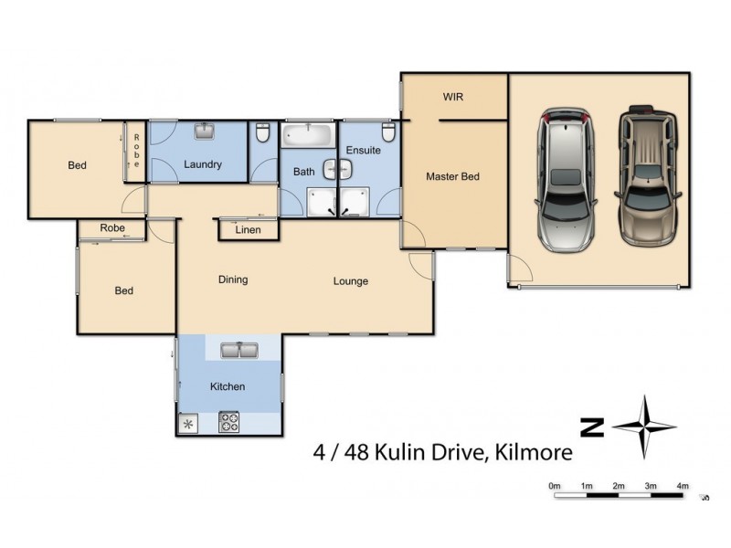 4/48 Kulin Drive, Kilmore VIC 3764 Floorplan