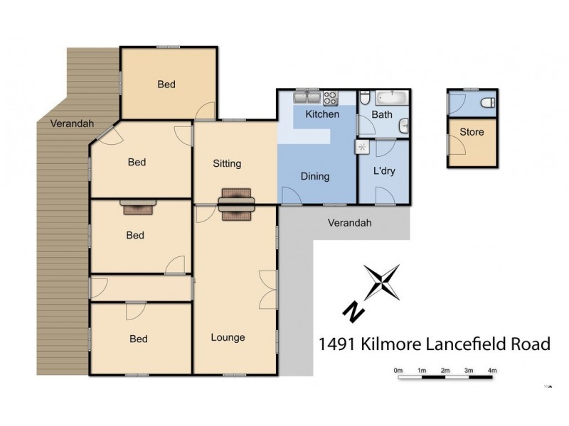 1491 Kilmore Lancefield Road, Lancefield VIC 3435 Floorplan