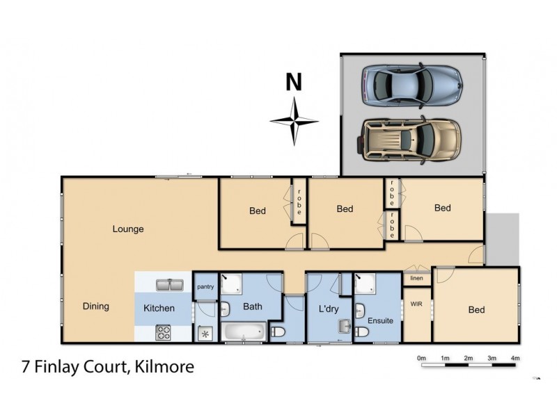 7 Finlay Court, Kilmore VIC 3764 Floorplan