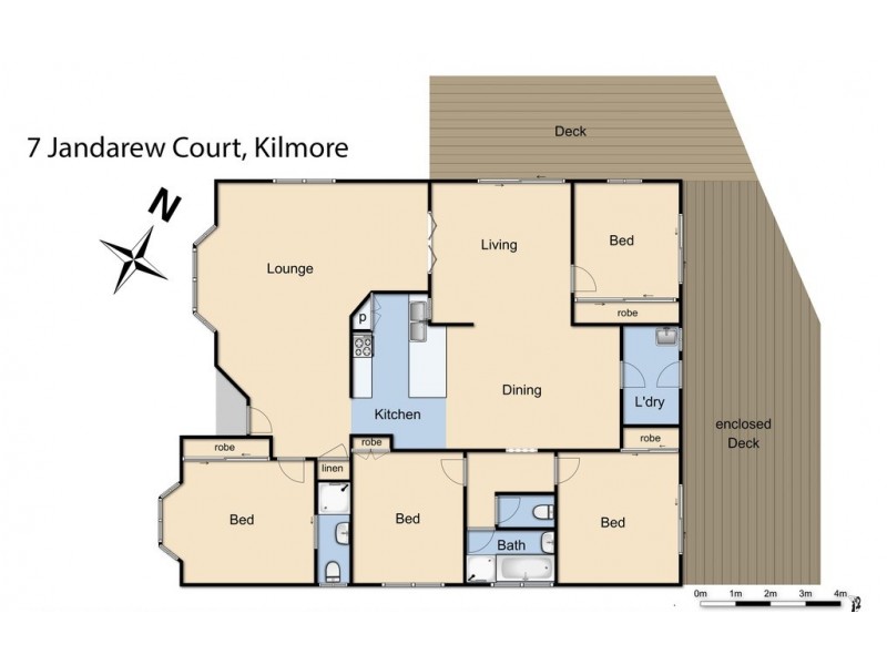 7 Jandarew Court, Kilmore VIC 3764 Floorplan