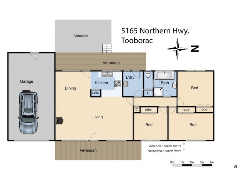 5165 Northern Highway, Tooborac VIC 3522 Floorplan