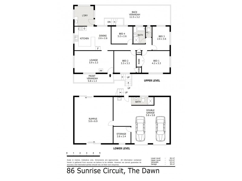 86 Sunrise Circle, The Dawn QLD 4570 Floorplan