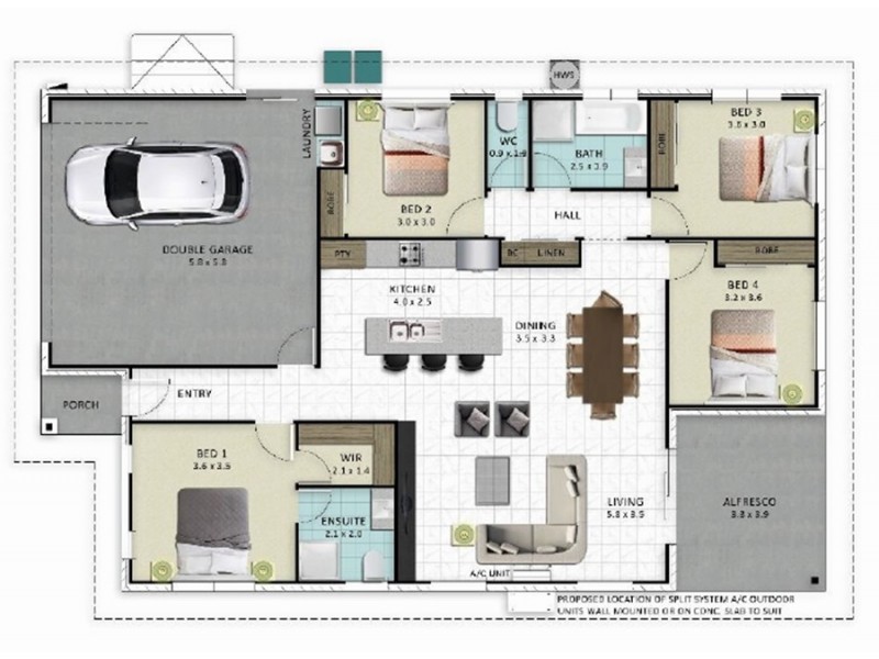 117 Watergum Drive, Pie Creek QLD 4570 Floorplan