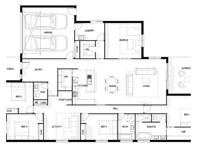 22 Bottlebrush Ct, Pie Creek QLD 4570 Floorplan