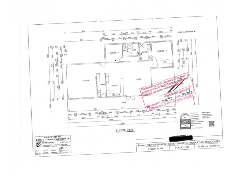 596 Mena Creek Road, Mena Creek QLD 4871 Floorplan