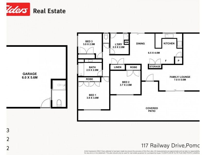 117 Railway Parade, Pomona QLD 4568 Floorplan
