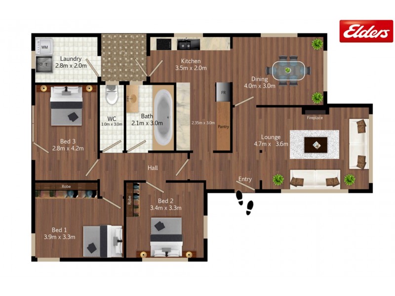 34 Cooma Street, Queanbeyan NSW 2620 Floorplan