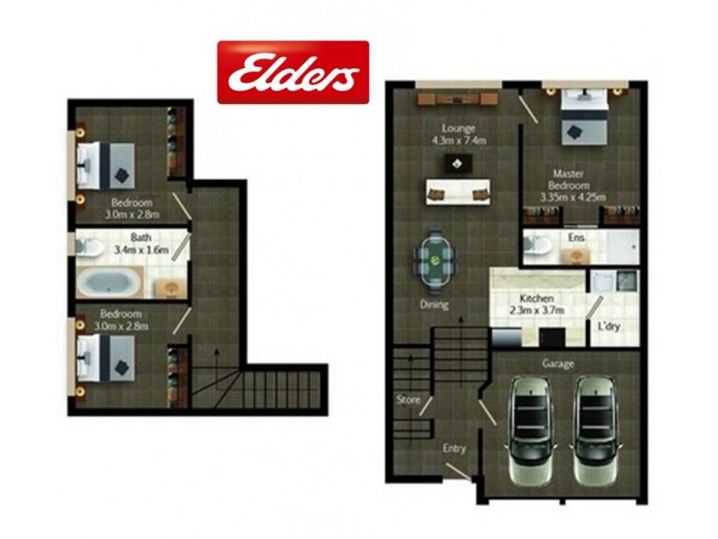 1/6 Doeberl Place, Karabar NSW 2620 Floorplan