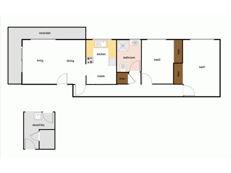 2/2 Booth Street, Queanbeyan East NSW 2620 Floorplan