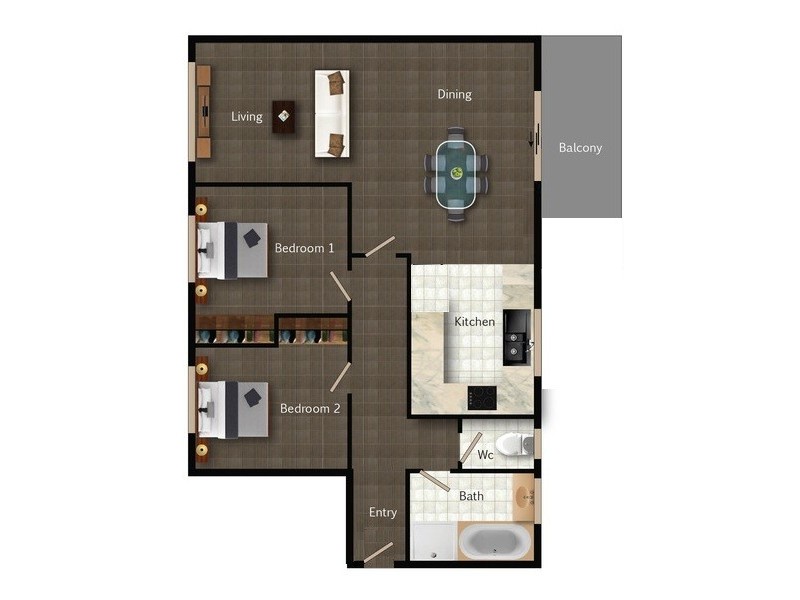 8/3-5 Davison Street, Queanbeyan West NSW 2620 Floorplan