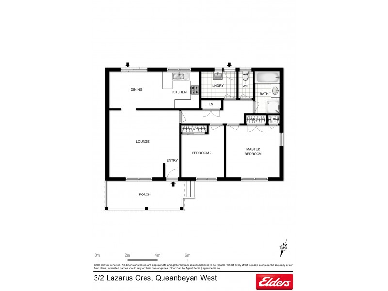 3/2 Lazarus Crescent, Queanbeyan West NSW 2620 Floorplan