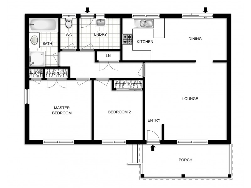 6/2 Lazarus Crescent, Queanbeyan West NSW 2620 Floorplan