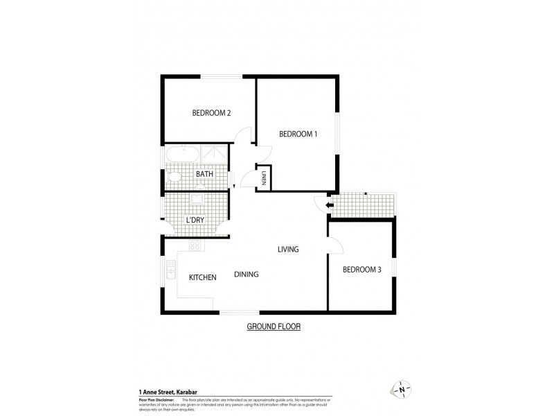 1 Anne Street, Karabar NSW 2620 Floorplan
