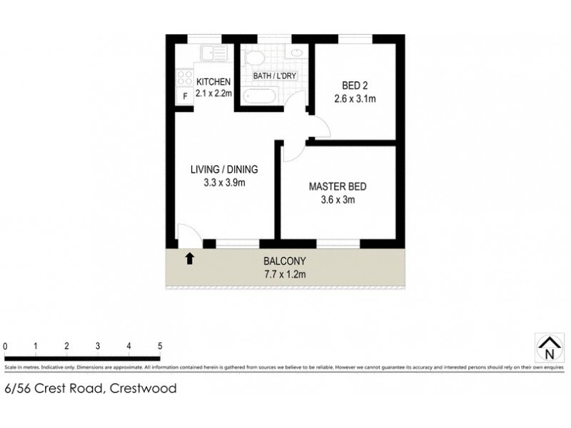 6/56 Crest Road, Crestwood NSW 2620 Floorplan