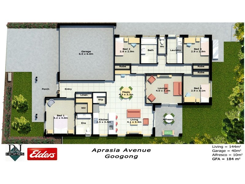 21 Aprasia Avenue, Googong NSW 2620 Floorplan